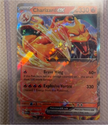2022 Pokémon Scarlet & Violet 151 #006 Charizard EX — front