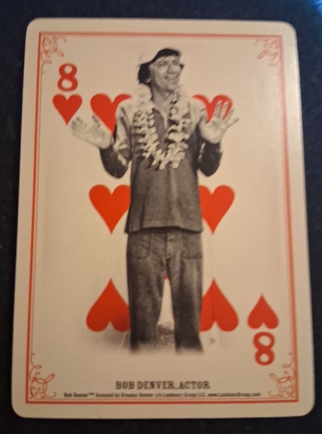 2013 Panini Golden Age Playing Cards #8 Bob Denver — front