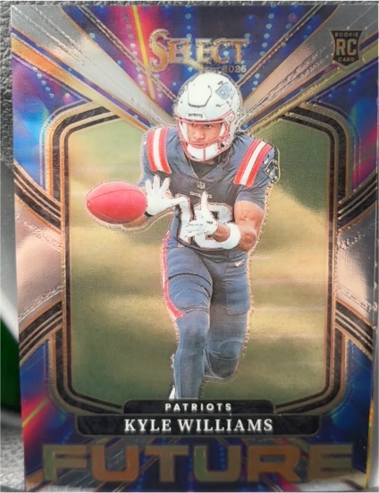 2025 Panini Select #16 Kyle Williams Future Rookie Insert — front