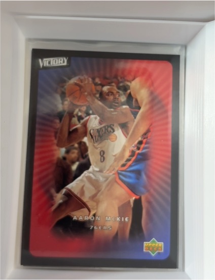 2003 Upper Deck Victory #72 Aaron McKie — front