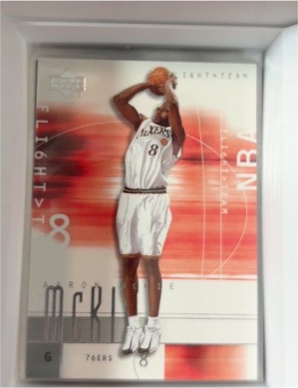 2001-02 Upper Deck Flight Team #80 Aaron McKie — front