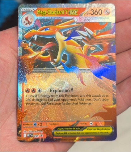 2009 Pokémon Mega Charizard Y EX #030 — front