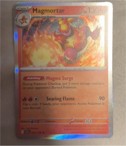 2023 Pokémon Journey Together #021 Magmortar — front