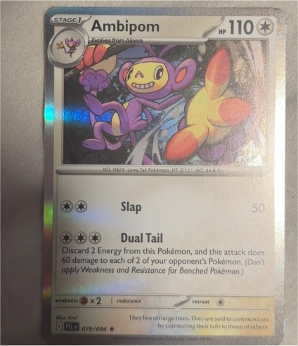2025 Pokemon TCG Phantasmal Flames #079 Ambipom — front