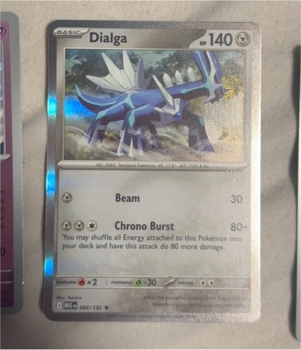 2025 Pokémon Mega Evolutions #095 Dialga — front