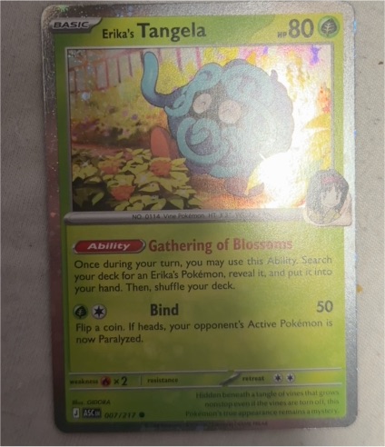 2023 Pokémon TCG Ascended Heroes #007 Erika's Tangela — front