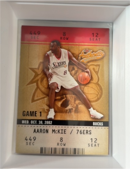 2002-03 Fleer Authentix #59 Aaron McKie — front
