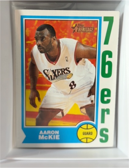 2001-02 Topps Heritage #7 Aaron McKie — front