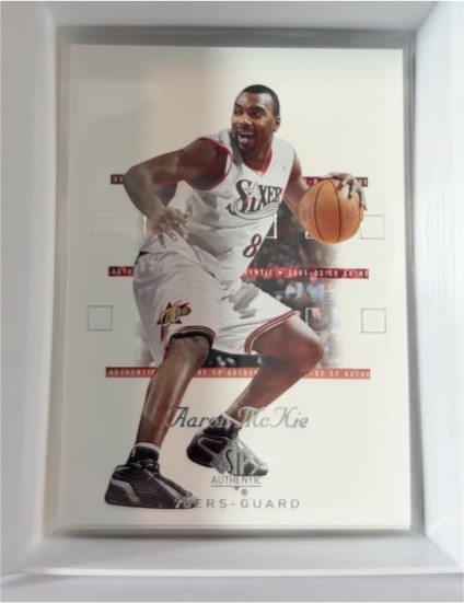 2001-02 SP Authentic #66 Aaron McKie — front