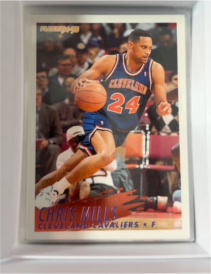 1994 Fleer #41 Chris Mills Cleveland Cavaliers — front