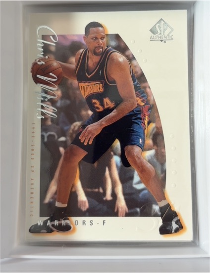 1999-00 SP Authentic #27 Chris Mills — front
