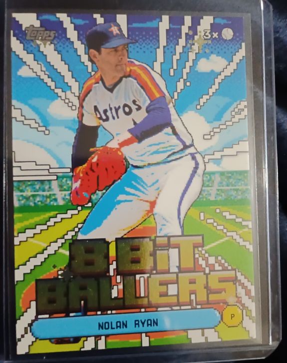 2026 Topps Series 1 #8B-16 Nolan Ryan 8 Bit Ballers — front
