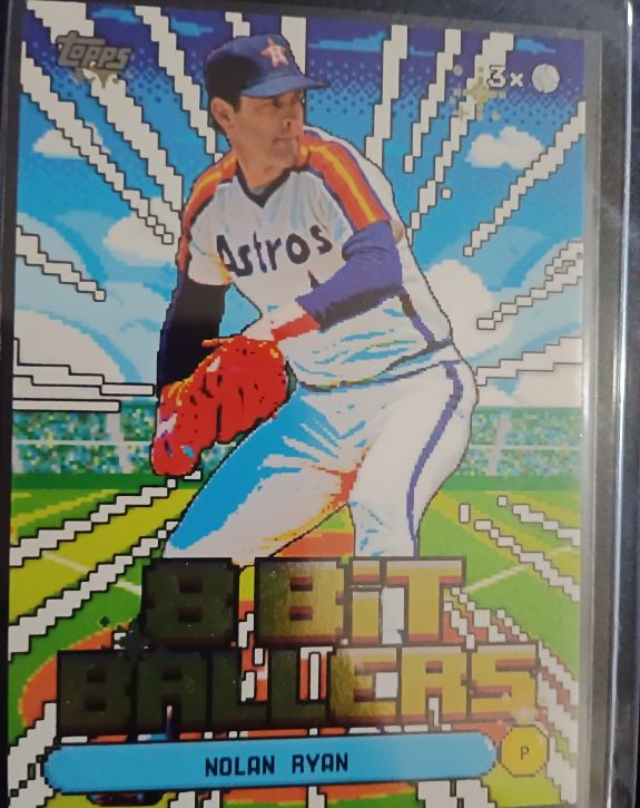 2026 Topps Series 1 #8B-16 Nolan Ryan 8 Bit Ballers — front