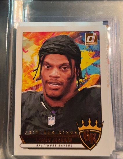 2025 Panini Donruss #GK-LJN Lamar Jackson Gridiron Kings — front