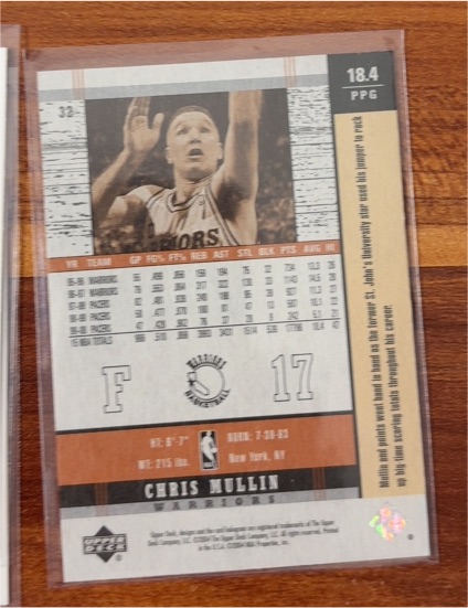 1992-93 Upper Deck #P14 Chris Mullin — front