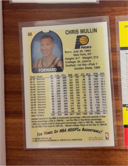 1989-90 Hoops #230 Chris Mullin — front