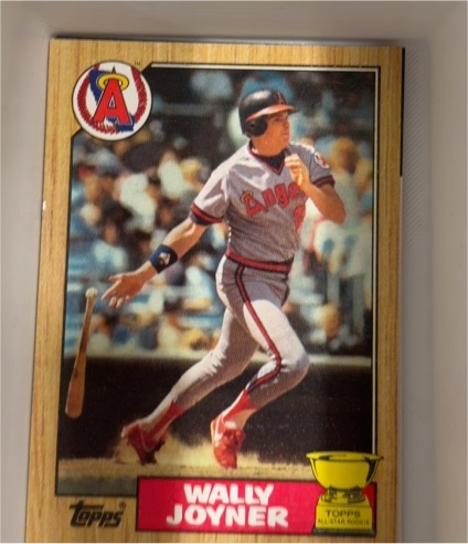 1987 Topps #80 Wally Joyner — front