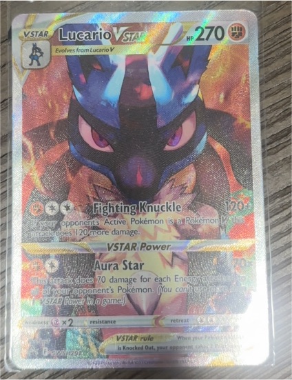 2023 Pokémon SWSH291 Lucario VSTAR — front