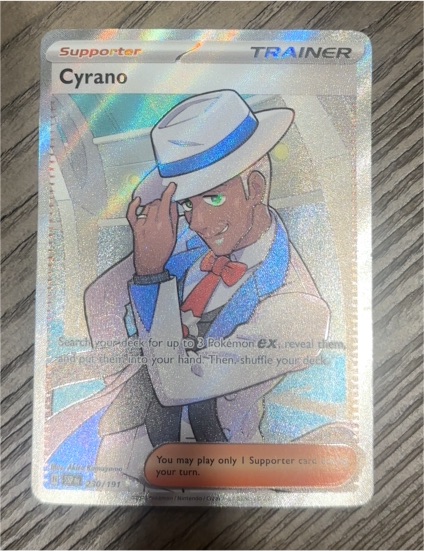 2024 Pokémon SV08 Surging Sparks #230 Cyrano — front