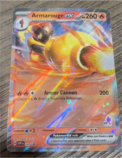 2024 Pokémon Scarlet & Violet SVP #105 Armarouge ex — front