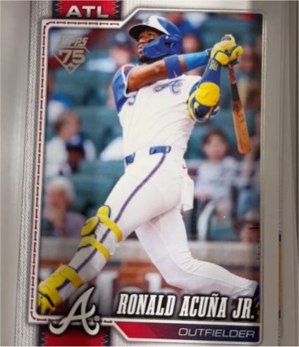 2026 Topps Series 1 #50 Ronald Acuña Jr. — front