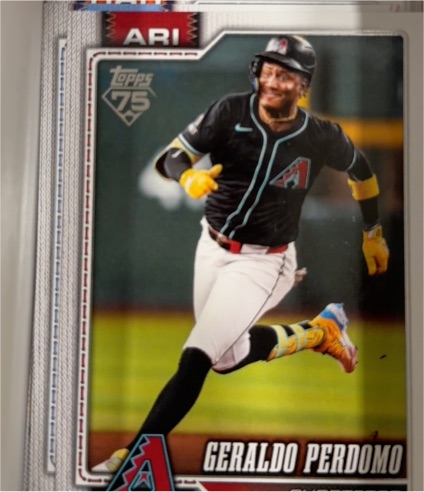 2026 Topps 75th #257 Geraldo Perdomo — front