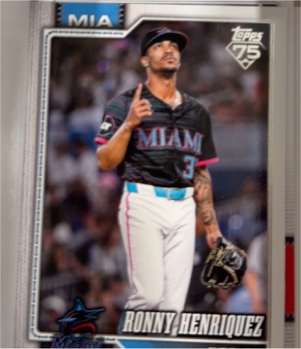 2026 Topps Series 1 #290 Ronny Henriquez — front