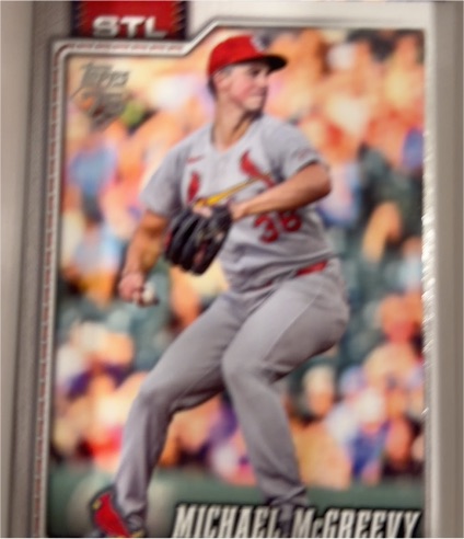 2026 Topps Series 1 #161 Michael McGreevy — front
