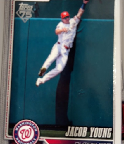 2026 Topps #210 Jacob Young — front