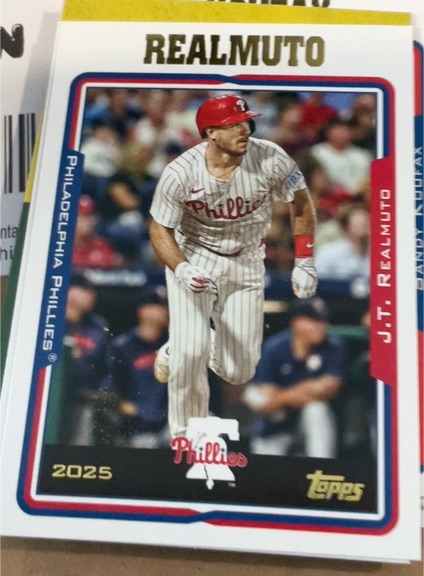 2025 Topps Archives #290 J.T. Realmuto — front