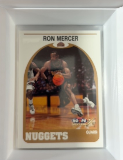 1999-00 Skybox NBA Hoops Decade Hoopla #138 Ron Mercer — front