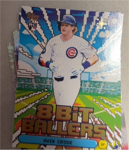 2026 Topps Series 1 Celebration #8B-18 Owen Caissie 8 Bit Ballers — front