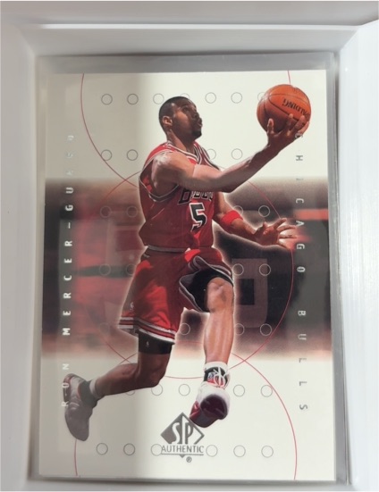 2000-01 Upper Deck SP Authentic #12 Ron Mercer — front