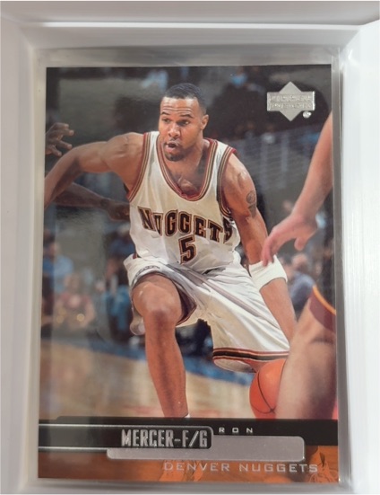 1999-00 Upper Deck #210 Ron Mercer — front