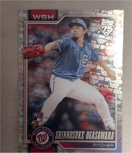 2026 Topps Series 1 #32 Shinnosuke Ogasawara — front