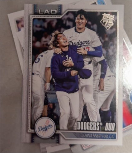 2026 Topps Series 1 #265 Dodgers Duo — front