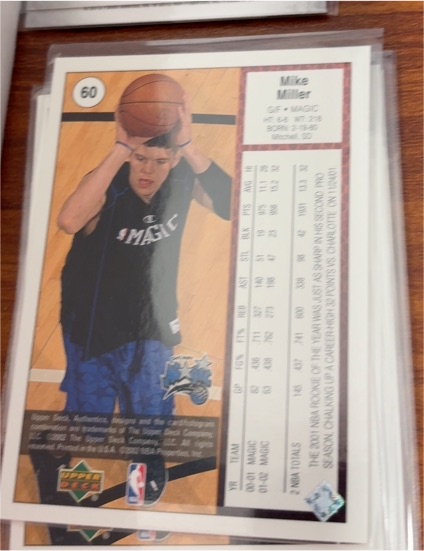 2002-03 Upper Deck Authentics #60 Mike Miller — front