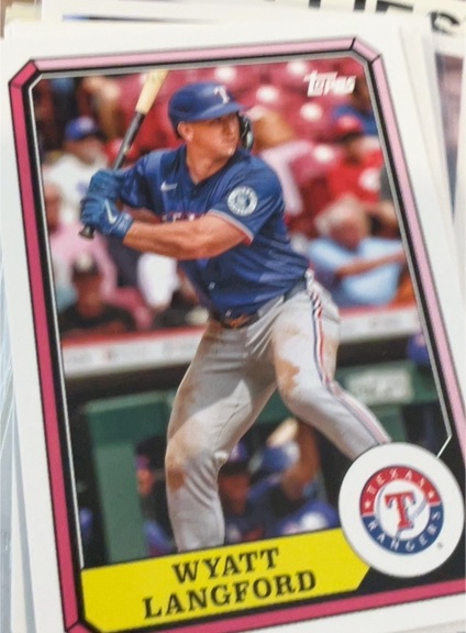 2025 Topps Archives #87BB-17 Wyatt Langford — front