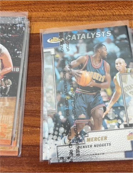 1996 Topps Basketball #CATALYSTS Ron Mercer — front