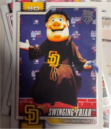 2026 Topps Series 1 #M-29 Swinging Friar — front