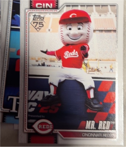 2025 Topps #M-7 Mr. Red Mascots Cincinnati Reds — front