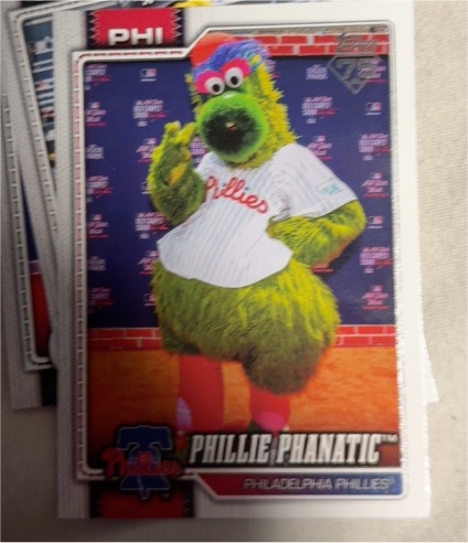 2026 Topps Celebration #M-19 Phillie Phanatic — front