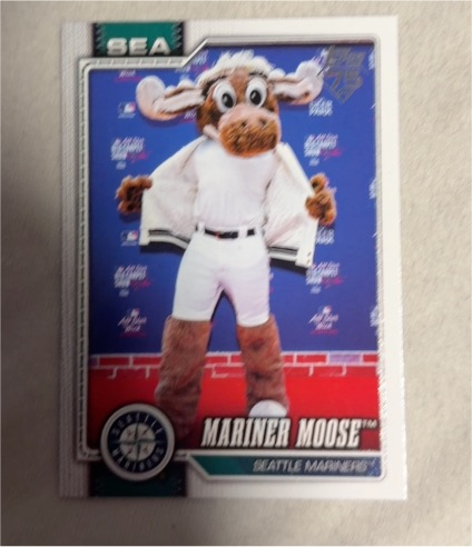 2026 Topps Celebration #M-8 Mariner Moose — front