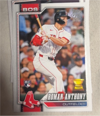 2026 Topps Series 1 #189 Roman Anthony — front