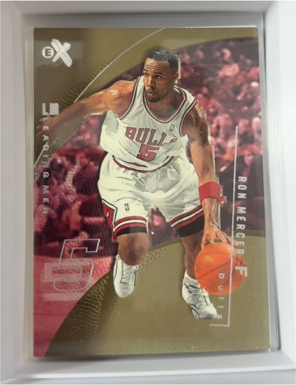 1999 Skybox E-X #7 Ron Mercer — front