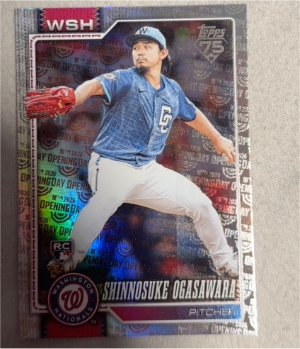 2026 Topps Series 1 #32 Shinnosuke Ogasawara — front