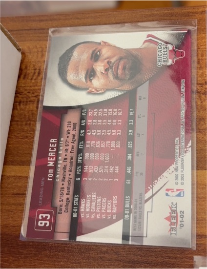 2001-02 Fleer Force #102 Ron Mercer — front