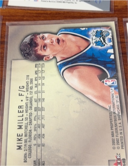 2001-02 Fleer #101-02 Mike Miller — front