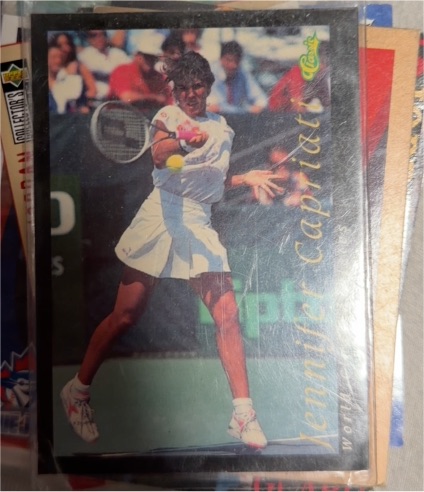 1992 Classic World Class Athletes #3 Jennifer Capriati — front