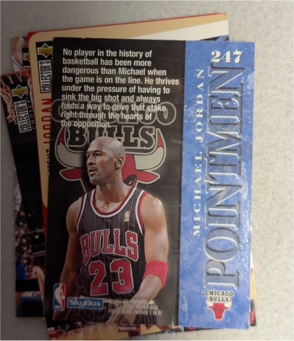 1997 Skybox Premium #247 Michael Jordan Point Men — front